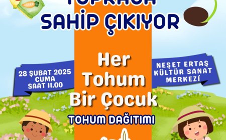Kırşehir Belediyesi’nden Kreş Öğrencilerine Yönelik Tarım Bilgilendirme ve Tohum Dağıtımı Etkinliği