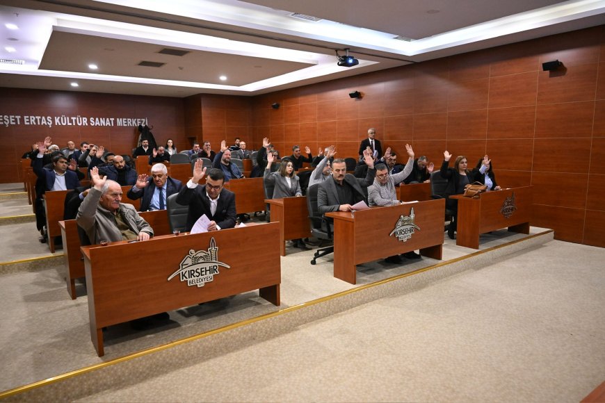Kırşehir Belediye Meclisi Şubat Ayı Toplantısını Gerçekleştirdi.