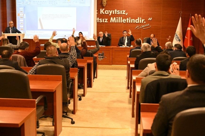 KIRŞEHİR BELEDİYE MECLİSİ 3 NİSAN’DA TOPLANIYOR .