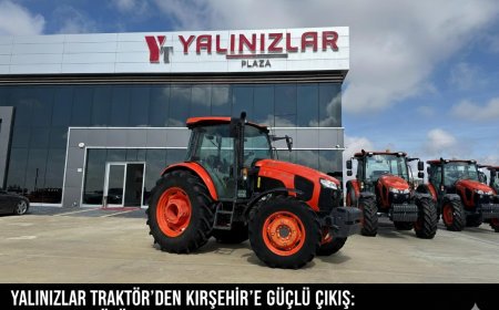YALINIZLAR TRAKTÖR’DEN KIRŞEHİR’E GÜÇLÜ ÇIKIŞ:KUBOTA' DA BÜYÜK KAMPANYA                    